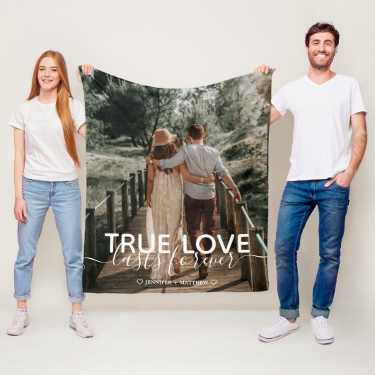 Couverture Polaire Photo True Love Couple (En situation)