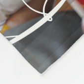 Couverture Polaire Photo Unique Family Photo Heart Script Typografy (Coin)