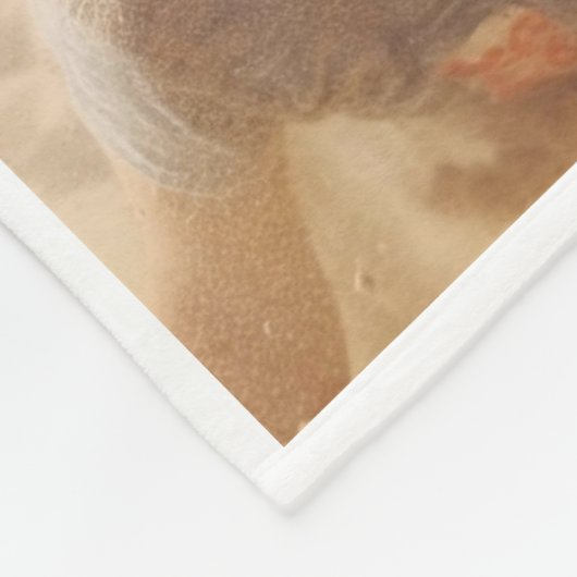 Couverture Polaire Photos de famille Nom du collage (Coin)