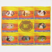 Couverture Polaire Photos de la famille Sunset 2443 (Devant (Horizontal))