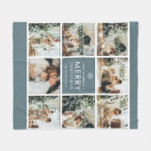 Couverture Polaire Photos Multi Holiday | Merry Christmas | (Devant (Horizontal))