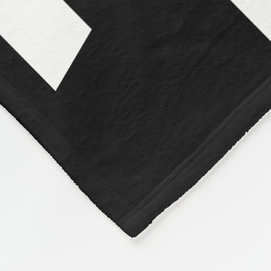 Couverture Polaire Photos multiples en noir et blanc Monogramme perso (Coin)