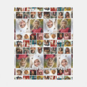 Couverture Polaire Photos partout - 14 Photo Collage Motif (Devant)