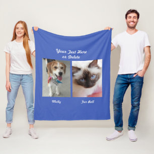 Couverture Polaire Photos pour animaux de compagnie ou pour enfants,