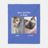 Couverture Polaire Photos pour animaux de compagnie ou pour enfants,  (Devant)