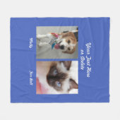 Couverture Polaire Photos pour animaux de compagnie ou pour enfants,  (Devant (Horizontal))