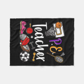 Couverture Polaire Physical Education Teacher Proud Pe Teacher Srts C (Devant (Horizontal))