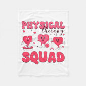 Couverture Polaire Physical Therapy Squad Valentines Day Pt Pta Vale  (Devant)