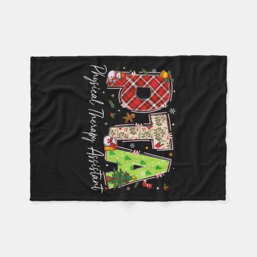 Couverture Polaire Physical Therapy Therast Istant Pta Santa Christma (Devant (Horizontal))