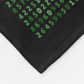 Couverture Polaire Pi 2025 Chiffres Matrice Conception Cool Pour Math (Coin)