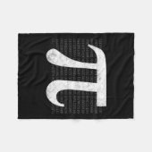 Couverture Polaire Pi 3.14 Pi Happy Pi Day Math (Devant (Horizontal))
