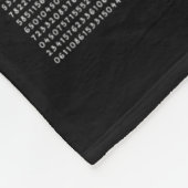 Couverture Polaire Pi 5000 Chiffres Pi Jour Enseignant Mathématicien (Coin)