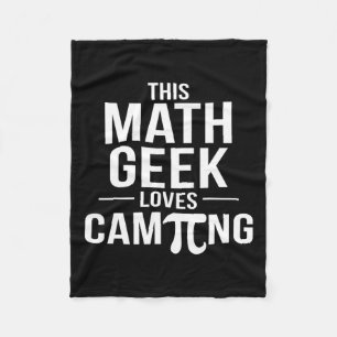 Couverture Polaire Pi Day Camping Tee Math Geek Teacher Math Club Cam