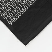Couverture Polaire Pi Day Math Enseignant Geek Dit Funny Nove (Coin)