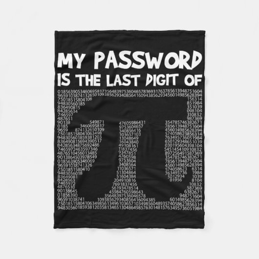 Couverture Polaire Pi Day Math Enseignant Geek Dit Funny Nove (Devant)