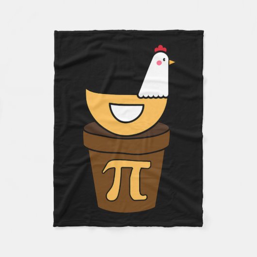 Couverture Polaire Pi Day Pot Pie 3.14 Math Science Drôle Garçon (Devant)