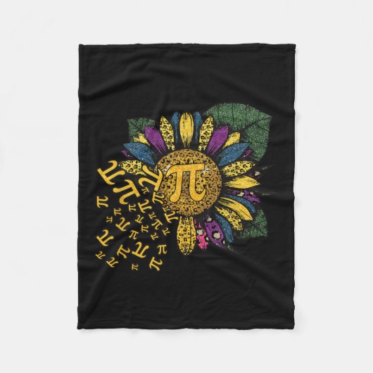 Couverture Polaire Pi Day Sunflower 3 (Devant)