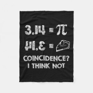 Couverture Polaire Pi Equals Pie For Pi Day Célébré Du 3 Au 14 Mars