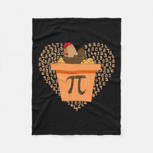 Couverture Polaire Pi Jour Pot Pi Pie Math 3.14 (Devant)