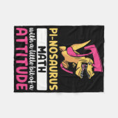 Couverture Polaire Pi Math Mathematics Dinosaur Dino Pi Day  (Devant (Horizontal))