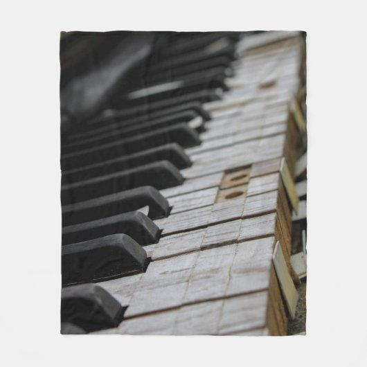 Couverture Polaire Piano cool (Devant)
