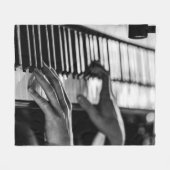 Couverture Polaire Piano génial (Devant (Horizontal))