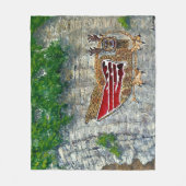 Couverture Polaire Piasa Bird Illinois Légende amérindienne (Devant)