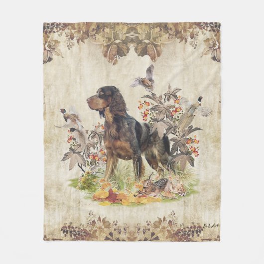 Couverture Polaire Picardy Spaniel, chasse aux oiseaux (Devant)