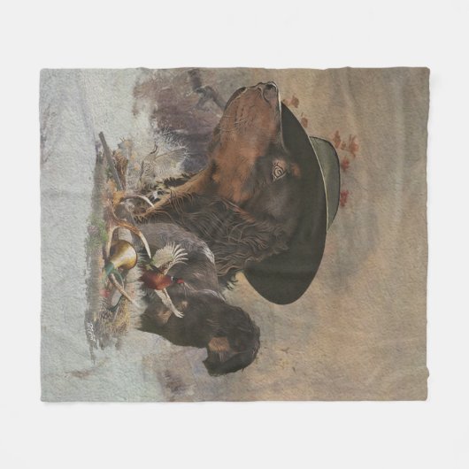 Couverture Polaire Picardy Spaniel, Saison Chasse (Devant (Horizontal))