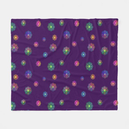 Couverture Polaire Pick a Posy Custom Background  (Devant (Horizontal))