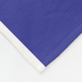 Couverture Polaire PICKLEBALL Amusant Rayures Blanches Sport sur Fond (Coin)