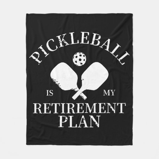 Couverture Polaire pickleball est mon projet de retraite (Devant)