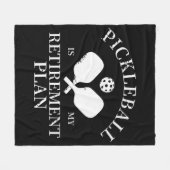 Couverture Polaire pickleball est mon projet de retraite (Devant (Horizontal))