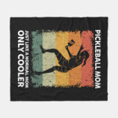 Couverture Polaire Pickleball Maman Comme Une Maman Normale Seulement (Devant (Horizontal))