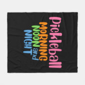 Couverture Polaire Pickleball matin midi et nuit 1 (Devant (Horizontal))