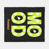 Couverture Polaire Pickleball Mood Play Pickleball (Devant (Horizontal))