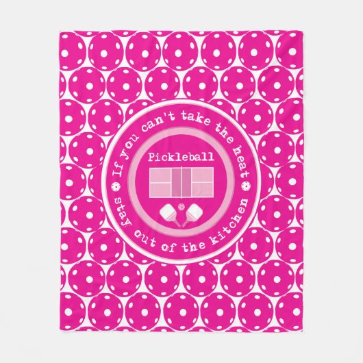 Couverture Polaire Pickleball : Si vous ne pouvez pas prendre la chal (Devant)