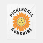Couverture Polaire Pickleball soleil (Devant)