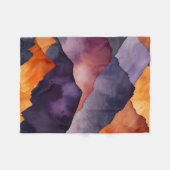 Couverture Polaire Pics Peints (Devant (Horizontal))