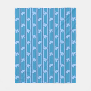 Couverture Polaire Pièce de puzzle rayée