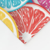 Couverture Polaire Pièces de fruits d'agrumes (Coin)