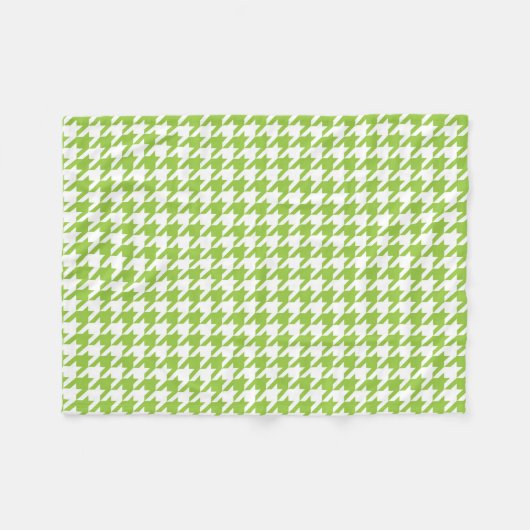 Couverture Polaire Pied-de-poule vert (Devant (Horizontal))