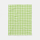 Couverture Polaire Pied-de-poule vert (Devant)