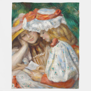 Couverture Polaire Pierre-Auguste Renoir - Deux Filles Lecture