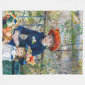 Couverture Polaire Pierre-Auguste Renoir - Deux soeurs sur la terrass (Devant (Horizontal))