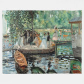 Couverture Polaire Pierre-Auguste Renoir La Grenouill Fleece Blanket (Devant (Horizontal))