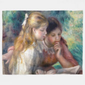 Couverture Polaire Pierre-Auguste Renoir - Lecture (Devant (Horizontal))