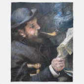 Couverture Polaire Pierre-Auguste Renoir - Lecture Claude Monet (Devant)