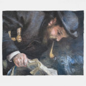 Couverture Polaire Pierre-Auguste Renoir - Lecture Claude Monet (Devant (Horizontal))