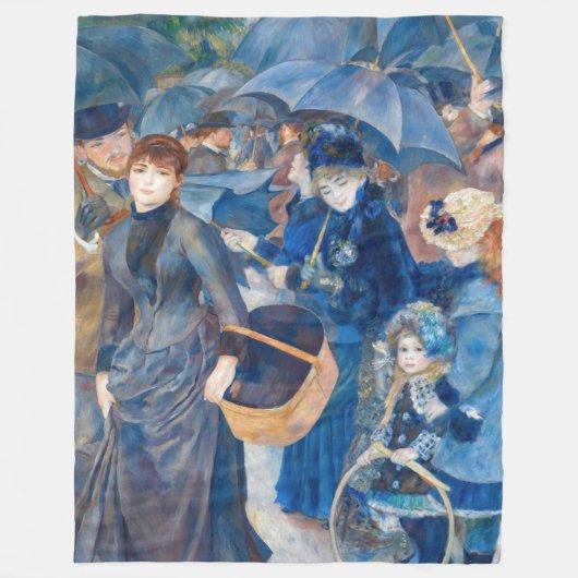 Couverture Polaire Pierre-Auguste Renoir - Les Parapluies (Devant)